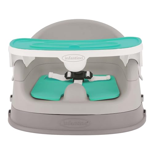 Infantino Grow-With-Me 4-in-1 Two-Can-Dine Deluxe Feeding...
