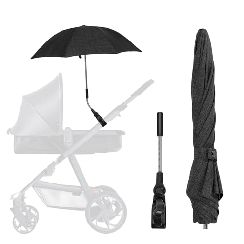 Sombrilla Carro Bebe Universal Anti UV, Diámetro 71 cm,...