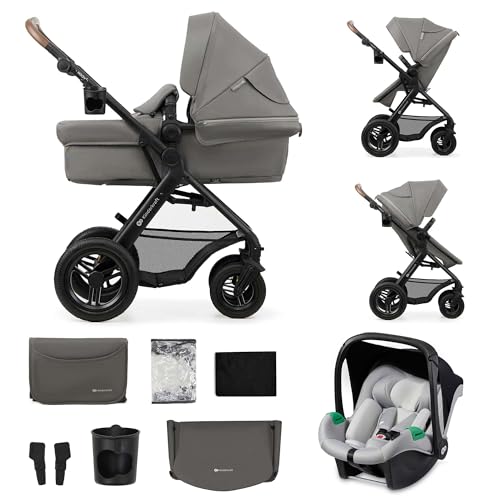 Kinderkraft MOOV2 Carrito bebé 3 en 1, Con Silla de Auto...